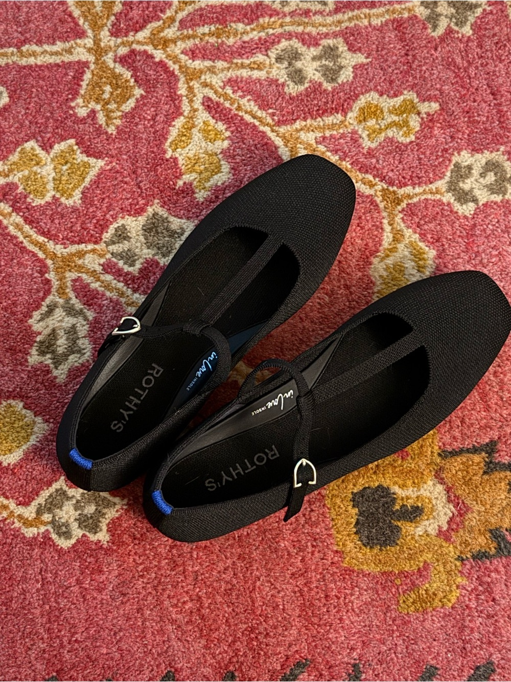 Rothy's The T-Strap Mary Jane in Black - Picture 3 of 3